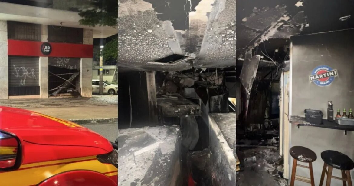incendio-atinge-bar-na-savassi,-em-bh,-e-deixa-local-destruido