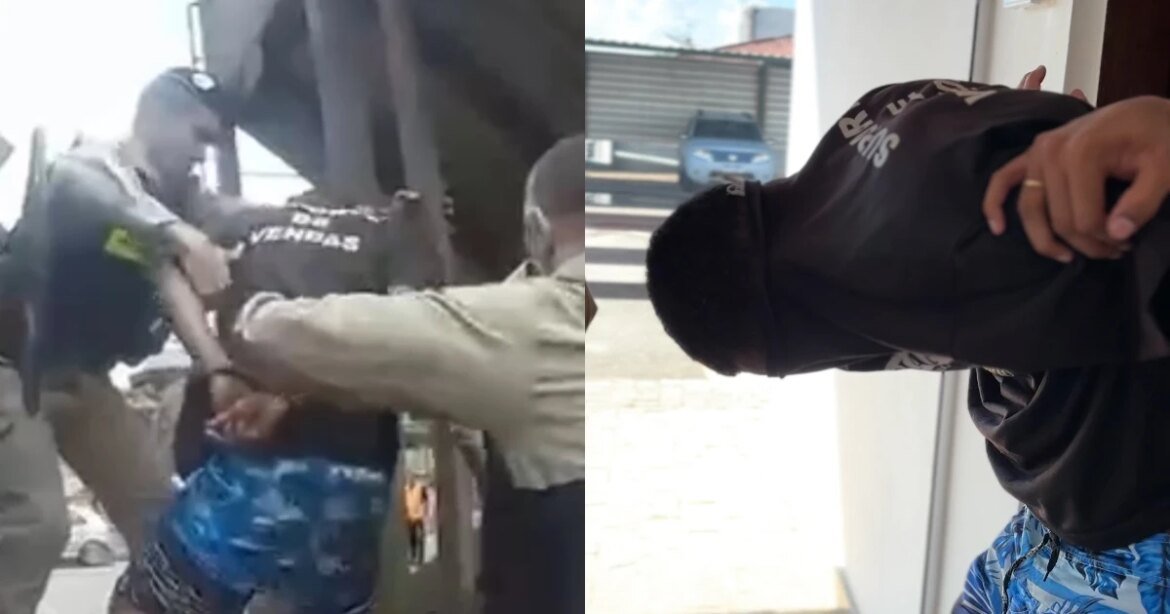 caso-vanessa:-veja-imagens-do-momento-da-prisao-do-suspeito-do-crime