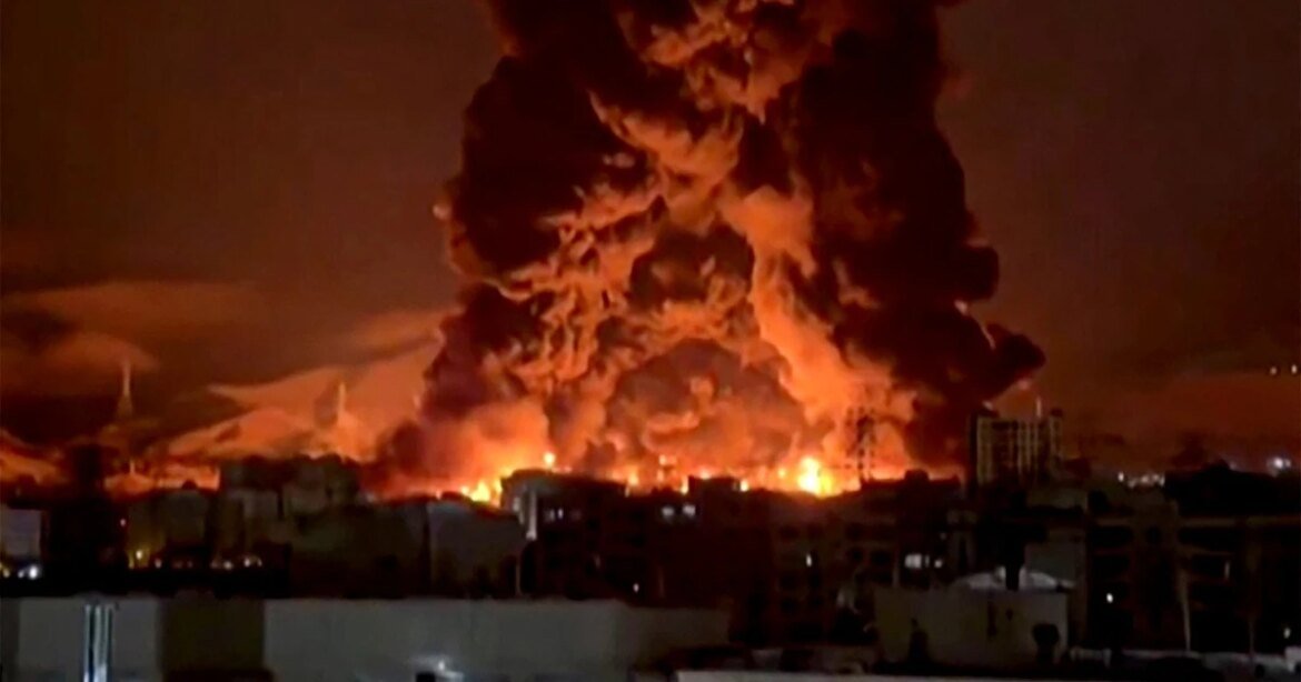 bombardeios-destroem-depositos-de-combustivel-e-mergulham-teera-na-escuridao-neste-domingo