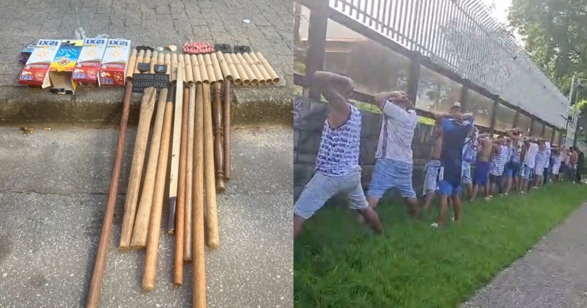 video:-guardas-encontram-‘materiais-perigosos’-com-cruzeirenses-antes-da-final-do-mineiro
